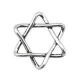 WYSIWYG 10pcs 20x18mm Star Of David Charms For Jewelry Making Antique Silver Color Charm Pendant Jewelry Accessories EF3824