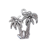 WYSIWYG 10pcs 20x19mm Pendant Palm Tree Tree Coconut Palms Charm Pendants For Jewelry Making Coconut Tree Pendants