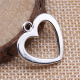 WYSIWYG 10pcs 20x20mm Hollow Heart Charms Pendants For Jewelry Making DIY Jewelry Findings Jewelry Accessories