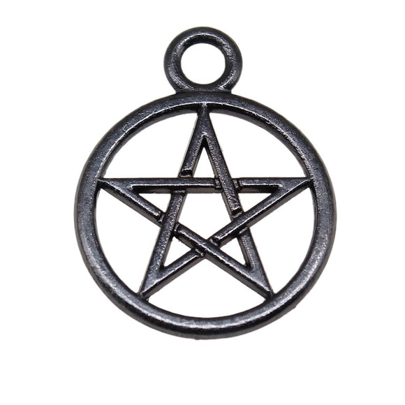 WYSIWYG 10pcs 20x25mm Five-Pointed Star Charms Antique Bronze Color For DIY Jewelry Making Charms Pendant Jewelry Findings