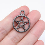 WYSIWYG 10pcs 20x25mm Five-Pointed Star Charms Antique Bronze Color For DIY Jewelry Making Charms Pendant Jewelry Findings