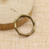 WYSIWYG 10pcs 21mm Bamboo Circle Connector Charm Pendants For Jewelry Making Bamboo Circle Pendants