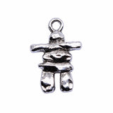 WYSIWYG 10pcs 21x14mm Antique Silver Color Stone Man Charms Pendant For Jewelry Making DIY Jewelry Findings