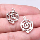 WYSIWYG 10pcs 21x15mm DIY Star Pendant For Jewelry Making Antique Gold Color Star Pendants Charm Pendant Star