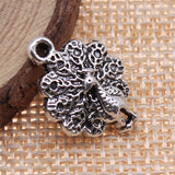 WYSIWYG 10pcs 21x15mm Peacock Charms Pendants For Jewelry Making DIY Jewelry Findings Jewelry Accessories