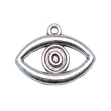 WYSIWYG 10pcs 21x16mm Pendant Eye Eye Charm Pendants For Jewelry Making 2 Colors Eye Pendants