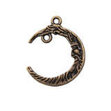 WYSIWYG 10pcs 21x26mm Moon Connector Charms Pendants For Jewelry Making DIY Jewelry Findings Jewelry Accessories