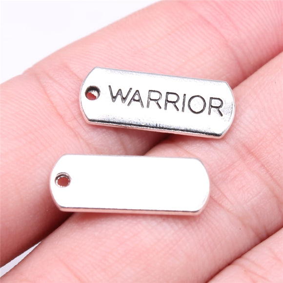 10pcs 21x8mm Antique Silver Color Antique Gold Color Warrior Pendants Warrior Tag Charm Pendants For Jewelry Making ef4563