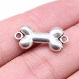 WYSIWYG 10pcs 22x10mm Charm Bone Connector Dog Bone Connector Charms For Jewelry Making Bone Connector Charms