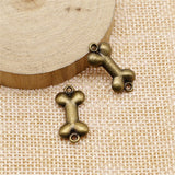WYSIWYG 10pcs 22x10mm Charm Bone Connector Dog Bone Connector Charms For Jewelry Making Bone Connector Charms