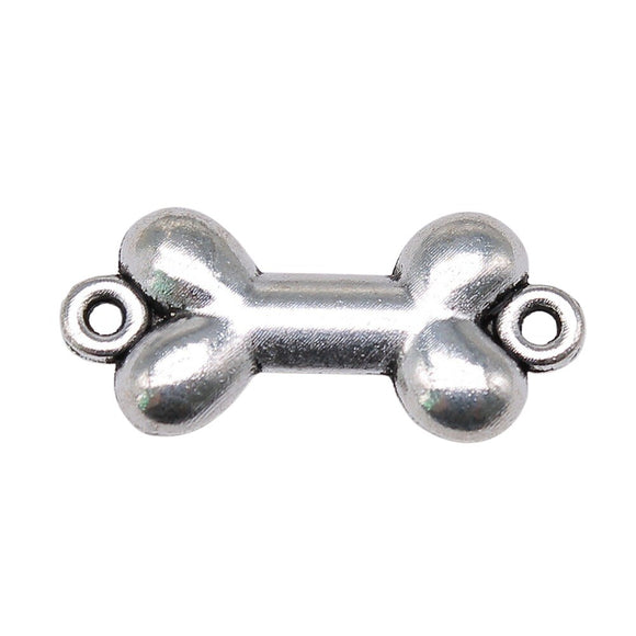 WYSIWYG 10pcs 22x10mm Charm Bone Connector Dog Bone Connector Charms For Jewelry Making Bone Connector Charms