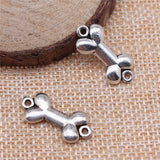 WYSIWYG 10pcs 22x10mm Charm Bone Connector Dog Bone Connector Charms For Jewelry Making Bone Connector Charms