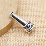 WYSIWYG 10pcs 22x10x9mm Crimps End Caps Bead Covers Antique Silver Color Speaker End Bead Caps Connectors