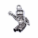 WYSIWYG 10pcs 22x14mm Antique Silver Color Astronaut Charms Pendant For Jewelry Making DIY Jewelry Findings