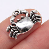 WYSIWYG 10pcs 22x14mm Crab Charms Pendants For Jewelry Making DIY Jewelry Findings Jewelry Accessories