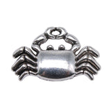 WYSIWYG 10pcs 22x14mm Crab Charms Pendants For Jewelry Making DIY Jewelry Findings Jewelry Accessories