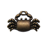 WYSIWYG 10pcs 22x14mm Crab Charms Pendants For Jewelry Making DIY Jewelry Findings Jewelry Accessories