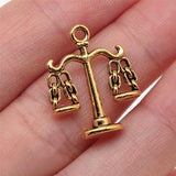10pcs 22x17mm Balance Scales Libra Scales Of Justice Charm Pendants For Jewelry Making Law Scales Pendants ef0093