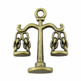 10pcs 22x17mm Balance Scales Libra Scales Of Justice Charm Pendants For Jewelry Making Law Scales Pendants ef0093