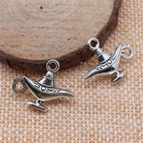 WYSIWYG 10pcs 22x18mm Lucky Aladdin Pendants Wish Teapot Charm Pendants For Jewelry Making