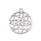 WYSIWYG 10pcs 22x20mm Motif Charms Antique Silver Color Pendant Charms Jewelry Findings For Jewelry Making