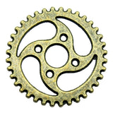 10pcs 23mm Pendant Gear Steampunk Steampunk Gear Charm Pendants For Jewelry Making Antique Silver Color Gear Pendants  EF4242