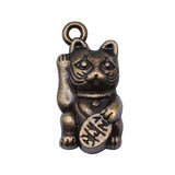 10pcs 23x11mm Charm Lucky Cat To Attract Money Cat Charms For Attracting Money Chinese Lucky Cat Charms ef3676