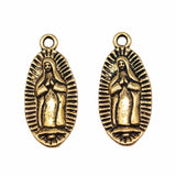 WYSIWYG 10pcs 23x11mm Pendant Virgin Mary Virgin Mary Charm Pendants For Jewelry Making Virgin Mary Pendants