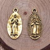 WYSIWYG 10pcs 23x11mm Pendant Virgin Mary Virgin Mary Charm Pendants For Jewelry Making Virgin Mary Pendants