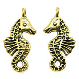 WYSIWYG 10pcs 23x11mm Seahorse Pendant For Jewelry Making Seahorse Pendants Charm Hippocampus Charms