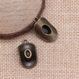 10pcs 23x13mm 4 Colors Cowboy Hat Charm Pendants For Jewelry Making ef0793