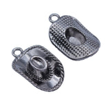 10pcs 23x13mm 4 Colors Cowboy Hat Charm Pendants For Jewelry Making ef0793