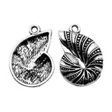 WYSIWYG 10pcs 23x17mm Shell Conch Charm Pendants For Jewelry Making Bracelet DIY Accessories