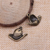 WYSIWYG 10pcs 23x20mm Hat Charms For Jewelry Making DIY Jewelry Findings Antique Silver Color Antique Bronze Color