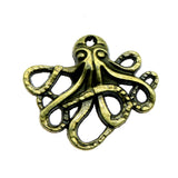WYSIWYG 10pcs 23x20mm Pendant Small Octopus Small Octopus Charm Pendants For Jewelry Making Small Octopus Pendants