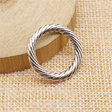 WYSIWYG 10pcs 24x24mm Ring Pendant Charms Antique Silver Color For Jewelry Making Zinc Alloy Jewelry Findings