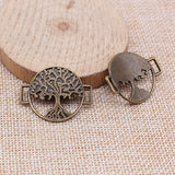 WYSIWYG 10pcs 24x32mm Antique Bronze Color Tree Of Life Connector For Jewelry Making