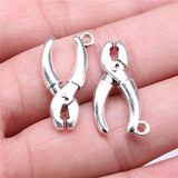 10pcs 25x12mm Pliers Charms For Jewelry Making Jewelry Accessories Antique Silver Plated Antique Bronze Plated ef4367