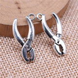 10pcs 25x12mm Pliers Charms For Jewelry Making Jewelry Accessories Antique Silver Plated Antique Bronze Plated ef4367