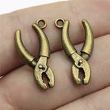 10pcs 25x12mm Pliers Charms For Jewelry Making Jewelry Accessories Antique Silver Plated Antique Bronze Plated ef4367