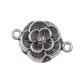 WYSIWYG 10pcs 25x17mm Flower Connector Charms Flower Charms Connector Flower Connector Charms For Bracelet Making