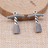 WYSIWYG 10pcs 25x20mm Antique Silver Color Bottle Opener Charms For Jewelry Making