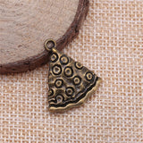 WYSIWYG 10pcs 25x22mm Charm Biscuit 3 Colors Biscuit Charms Biscuit Cake Pendant Charms For Jewelry Making