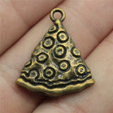 WYSIWYG 10pcs 25x22mm Charm Biscuit 3 Colors Biscuit Charms Biscuit Cake Pendant Charms For Jewelry Making