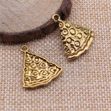 WYSIWYG 10pcs 25x22mm Charm Biscuit 3 Colors Biscuit Charms Biscuit Cake Pendant Charms For Jewelry Making