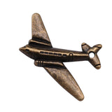WYSIWYG 10pcs 25x31mm Airplane Charm Pendants For Jewelry Making Antique Silver Color Aircraft Pendants Charm Aircraft