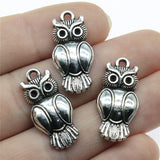 WYSIWYG 10pcs 26x13mm Owl Charms Pendants For Jewelry Making DIY Jewelry Findings Jewelry Accessories