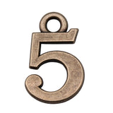 WYSIWYG 10pcs 26x16mm Lucky Number 0~9 Charms Pendant Antique Bronze Color Handmade Craft Finding For Necklace Keychain Making