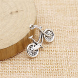 WYSIWYG 10pcs 26x18mm Bicycle Charms Antique Silver Color Pendant Charms For Jewelry Making Jewelry Accessories