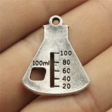 WYSIWYG 10pcs 26x21mm Chemical Instrument Graduate Charm Charms For Jewelry Making Graduate Charms Charm Graduate